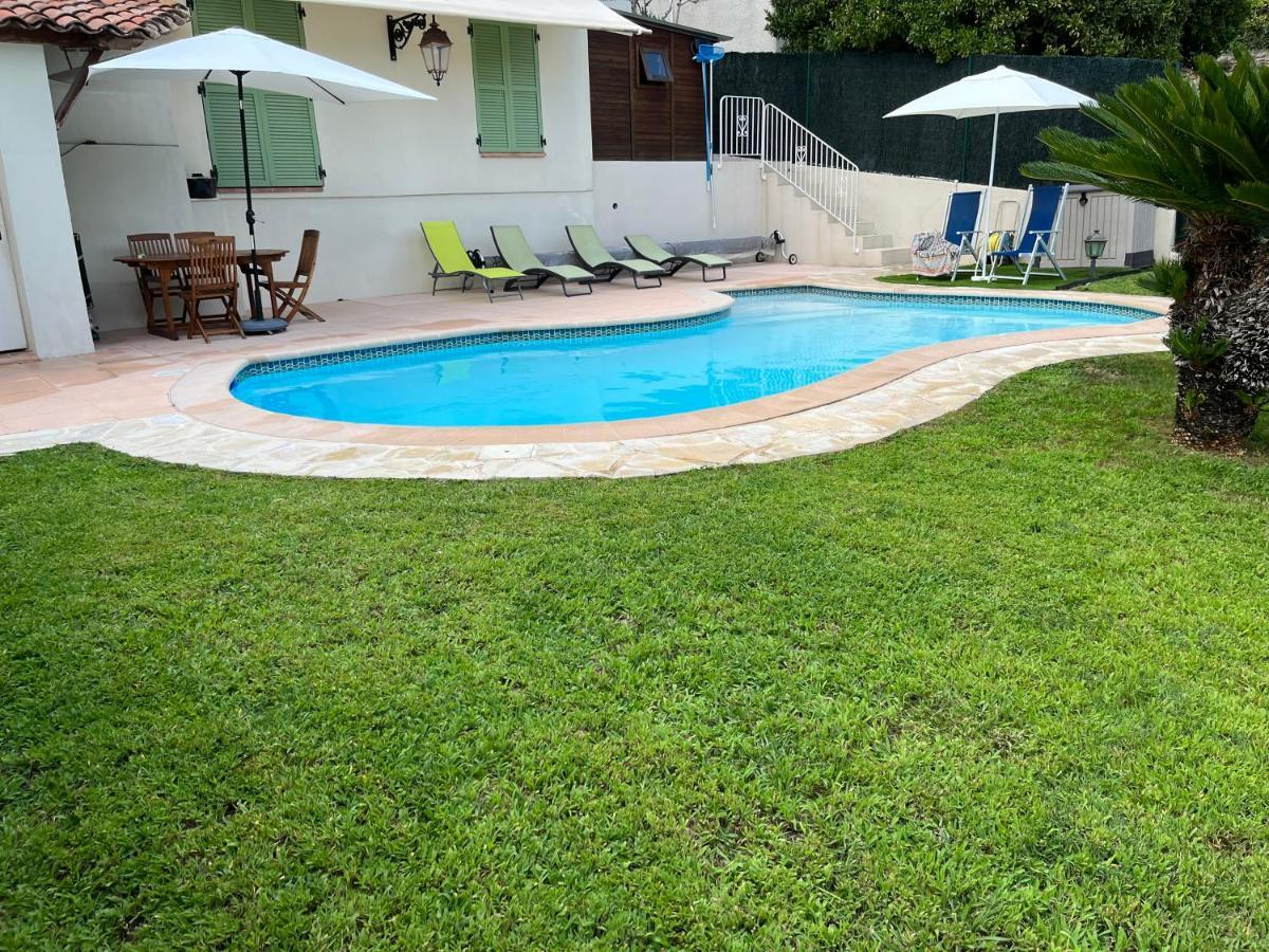Villa Paradiso, Logement Avec Piscine, Nice Nord Eksteriør bilde