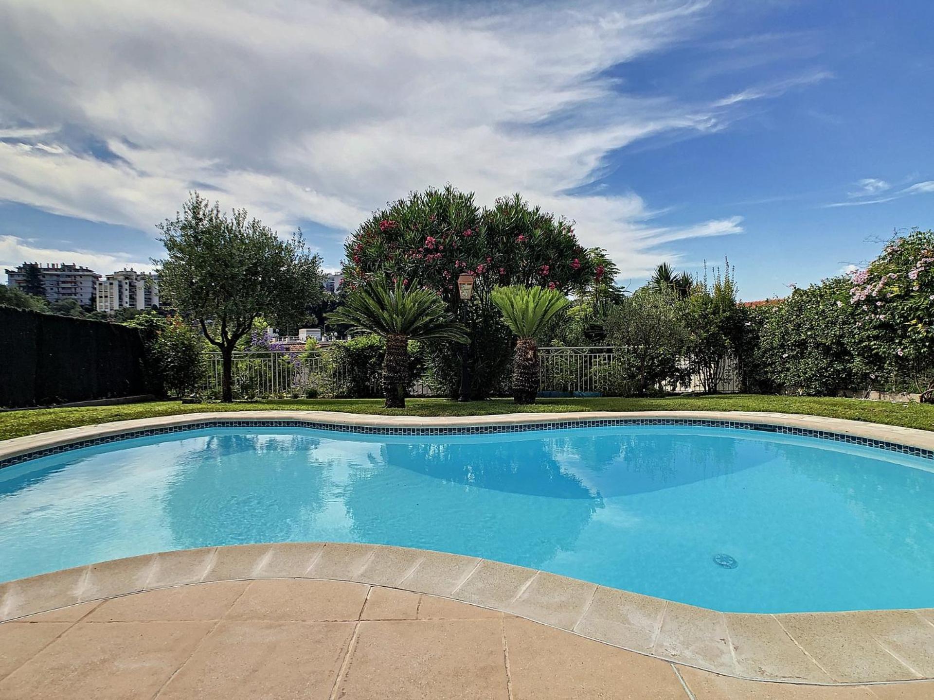 Villa Paradiso, Logement Avec Piscine, Nice Nord Eksteriør bilde